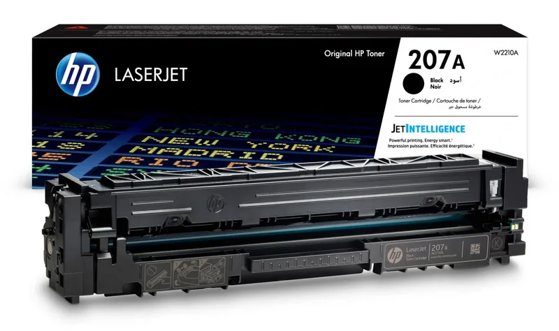 HP 207A Black Original LaserJet Toner Cartridge (W2210A)