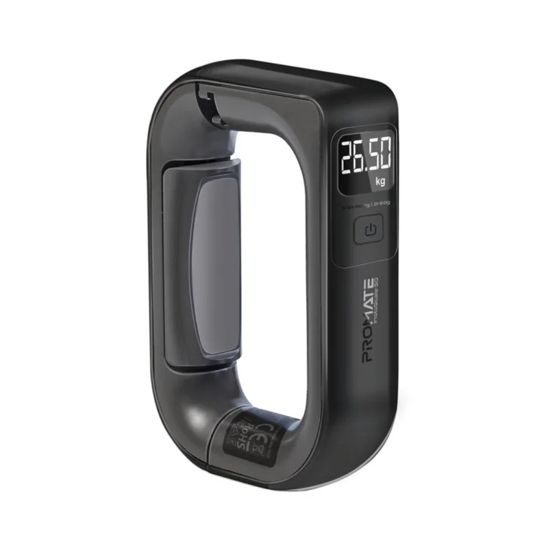 Promate InstaScale-50 Comfort-Grip High Precision Digital Handheld Luggage Scale