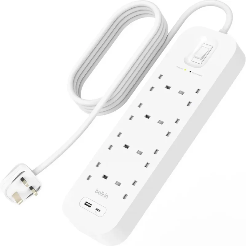 Belkin Surge Protector 8 Outlet-1 USB-C & 1 USB-A