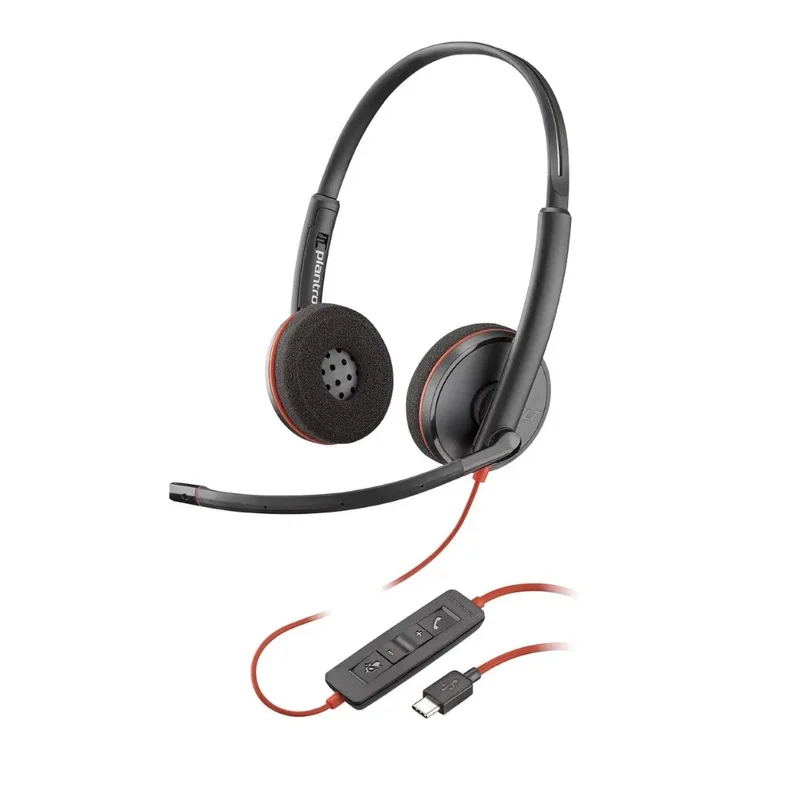 Plantronics Blackwire 3220 USB-C Headset On-Ear Mono Headset Wired