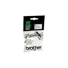 Brother M-K221 Black on White 9mm Non-Laminated Tape