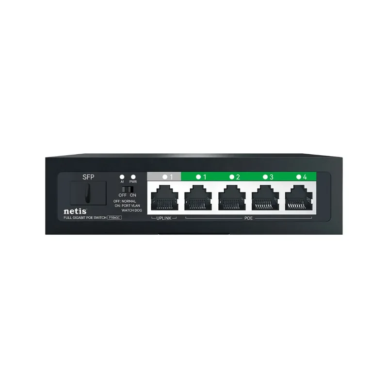 NETIS P106GC 4GE POE+1GE +1GE SFP Uplink POE Switch