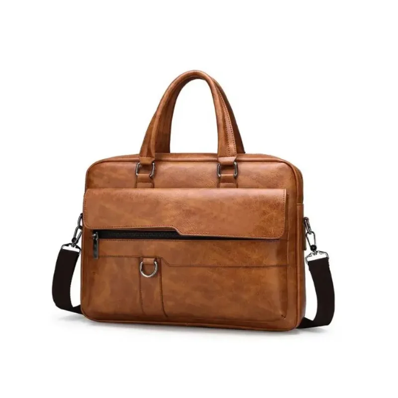 Executive 15.6” Laptop Carry Case-Brown