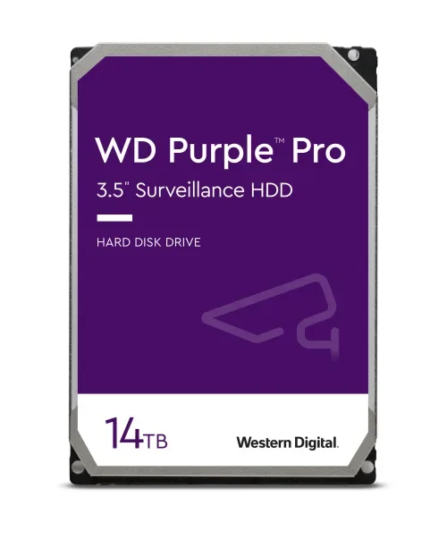 WD Purple Surveillance Hard Drive 14TB, 512MB