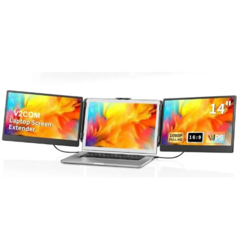 V2COM Triple Laptop Monitor Extender 14” S2