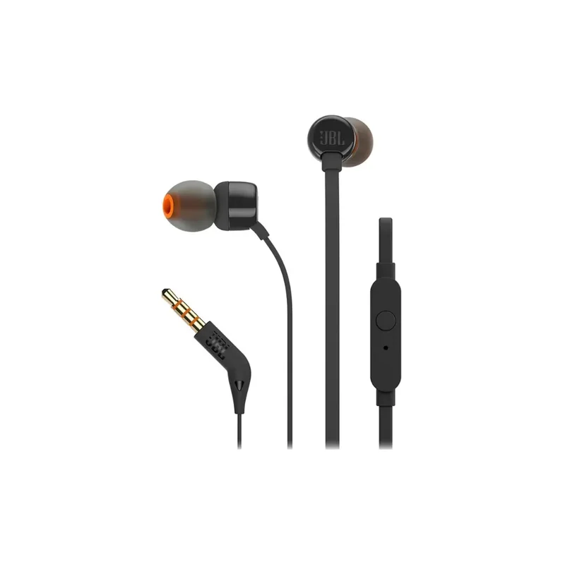 JBL Tune 110 Wired In Ear Headphones – Black