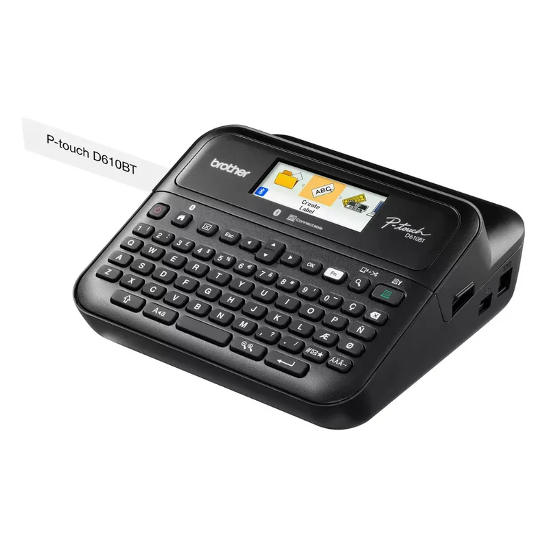 Brother PT-D610BT Bluetooth Label Printer