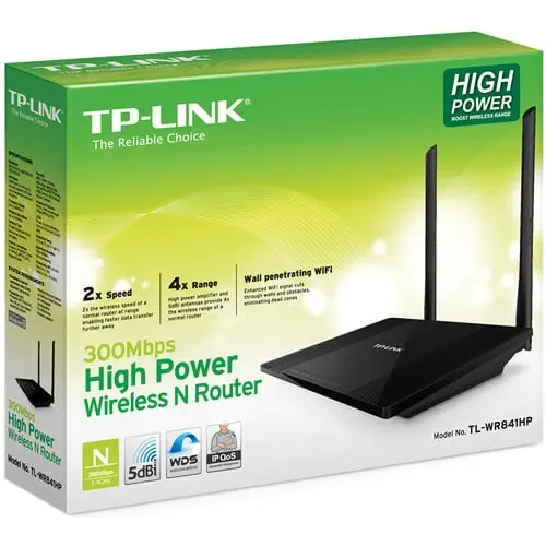 TP-Link 300Mbps High Power Wireless N Router – TL-WR841HP