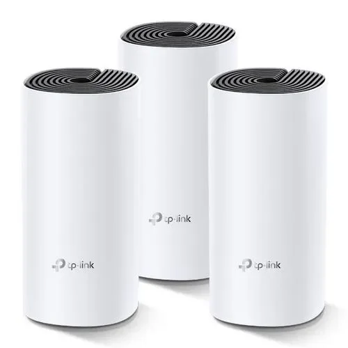 TP-Link Deco M4 AC1200 Whole Home Mesh Wi-Fi System (3 Pack) – TL-DECO M4 (3-PACK)
