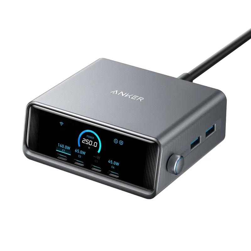 Anker Prime Charger 250W, 6 Ports, GaNPrime