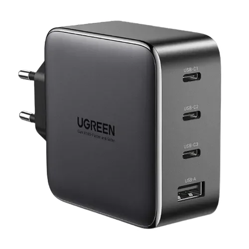 UGREEN USB-A+3*USB-C 100W GaN Tech Fast Charger