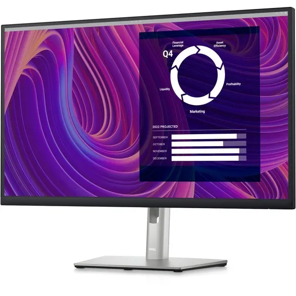 Dell E2723H 27″ FHD Monitor, Black Color, Connectivity : 1 VGA, 1 DisplayPort 1.2 – E2723H