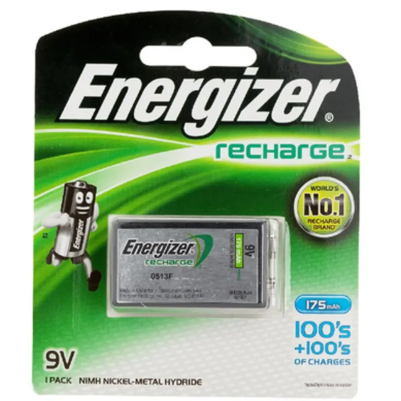 Energizer Rechargeable 9 Volt Battery