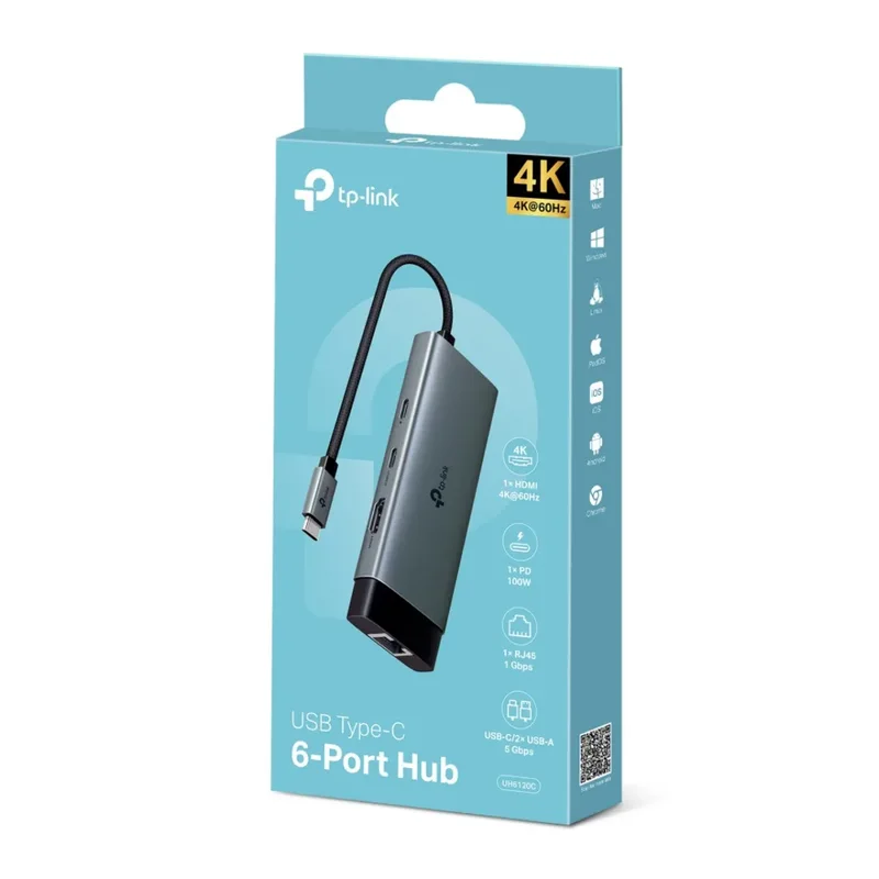 TP-Link UH6120C 6-in-1 USB C Hub