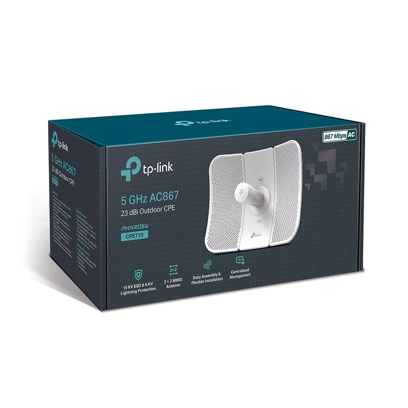 TP-Link 5GHz 867Mbps 23dBi Outdoor CPE – TL-CPE710
