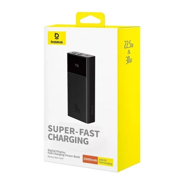 Baseus 20000mAh 22.5W Star-Lord Digital Display Power Bank