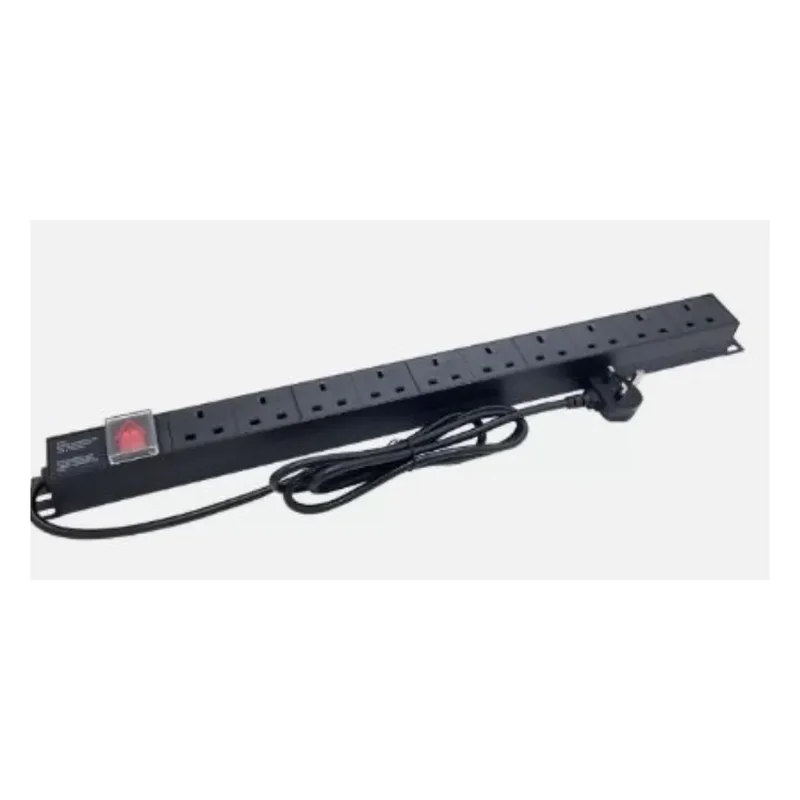 Power Distribution Unit (PDU) UK Sockets 10 Way with UK Plug
