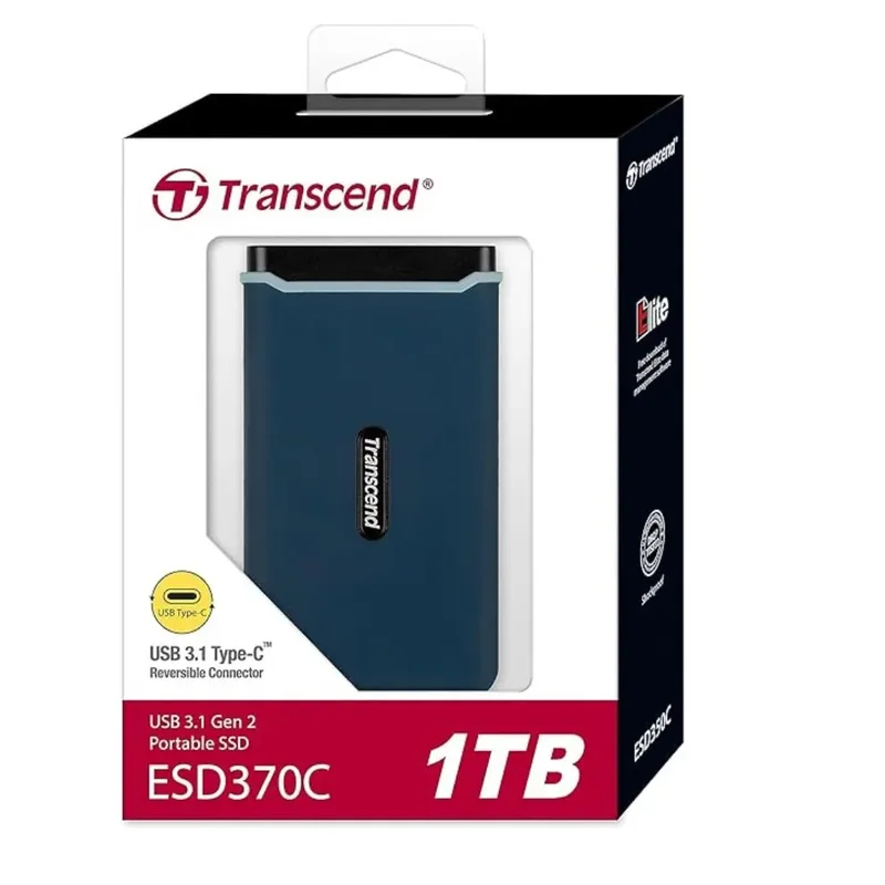 Transcend ESD370C 1TB USB 3.1 Gen 2 USB Type-C Portable SSD