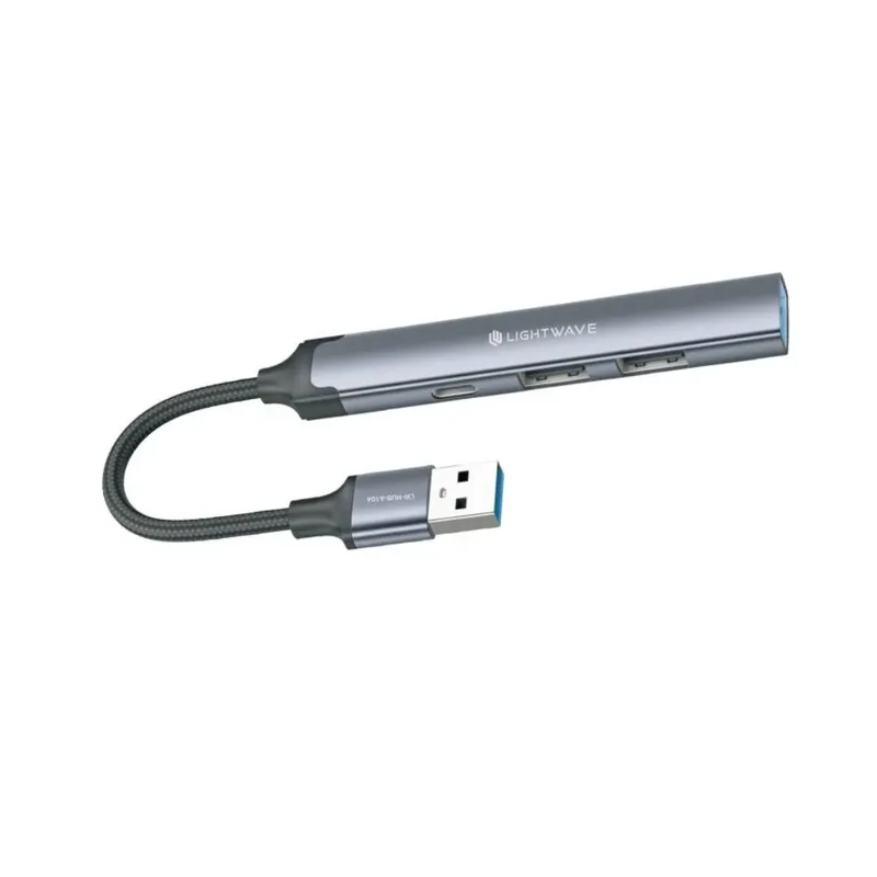 Lightwave 4-in-1- USB Hub Adapter