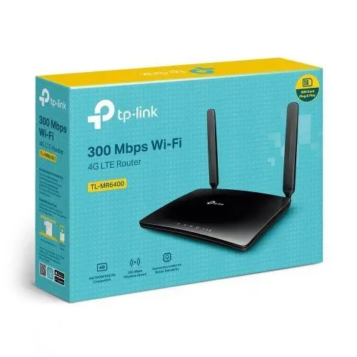 TP-Link 300Mbps Wireless N 4G LTE Router – TL-MR6400