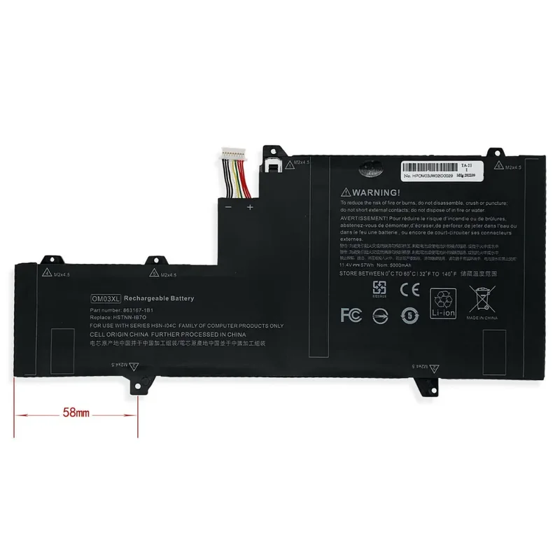HP EliteBook x360 1030 G2 OM03XL Laptop Battery